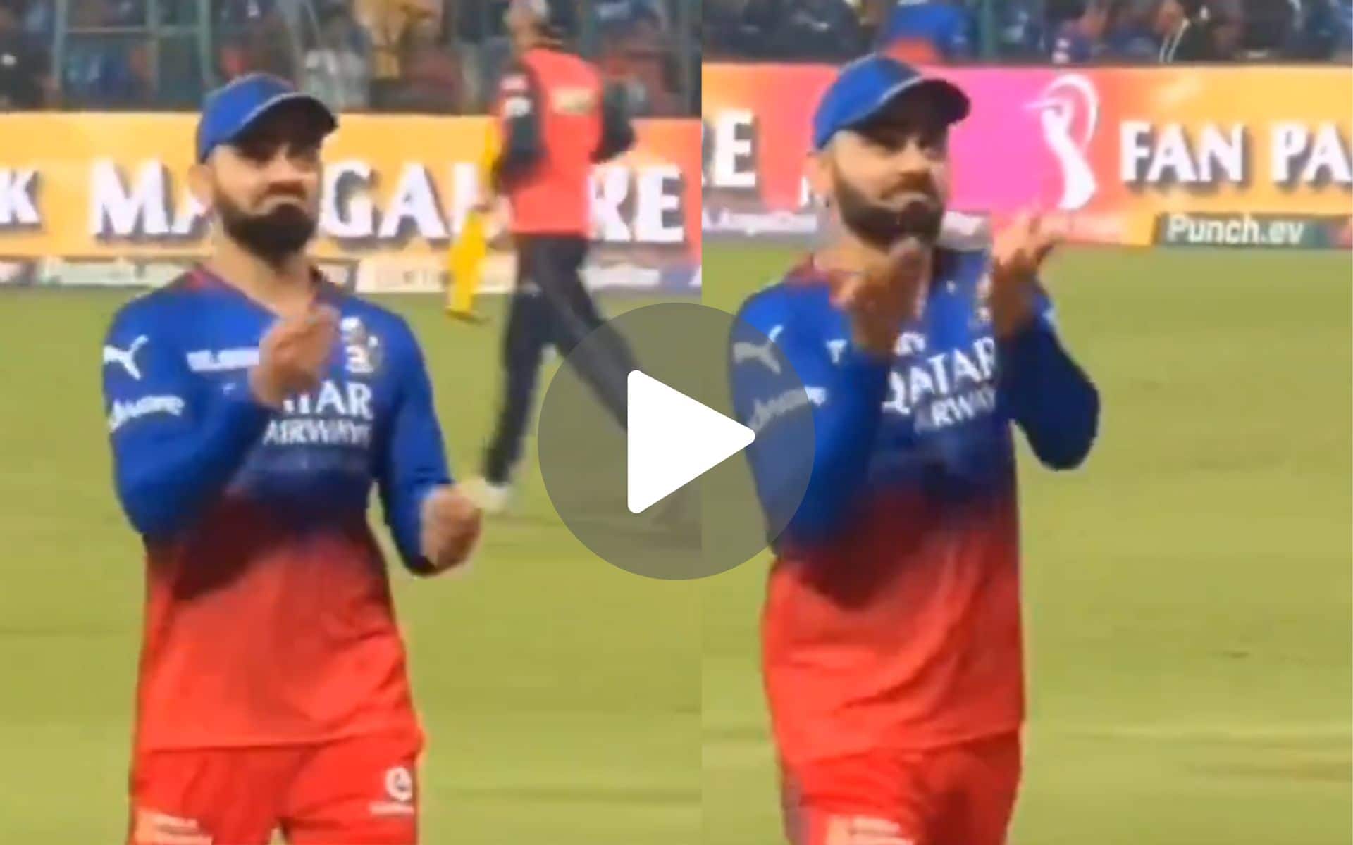 [Watch] 'Love In The Air': Kohli's 'Sweet Gesture' For Anushka Sharma After RCB's Dominant Win Vs GT
